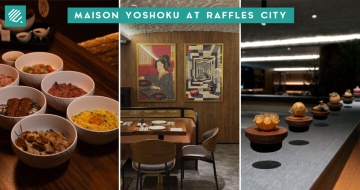 Floating dessert omakase at Maison Yoshoku, Raffles City