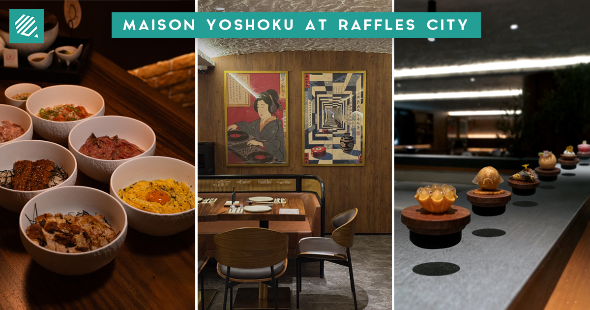 Floating dessert omakase at Maison Yoshoku, Raffles City