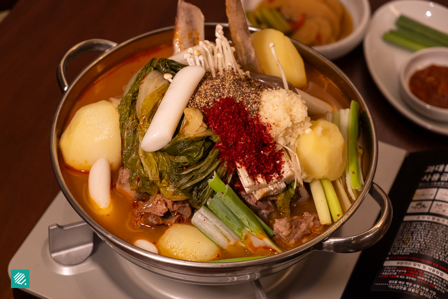 Original Pork Bone Gamjatang from GAMJA