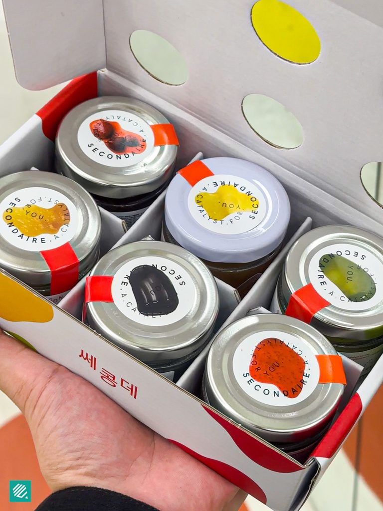 Freshmade jams by Secondaire, a jam and spread brand in Korea