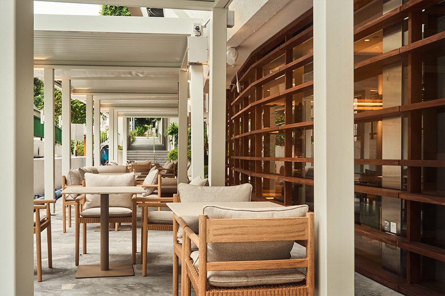 AO Restaurant Al fresco dining area