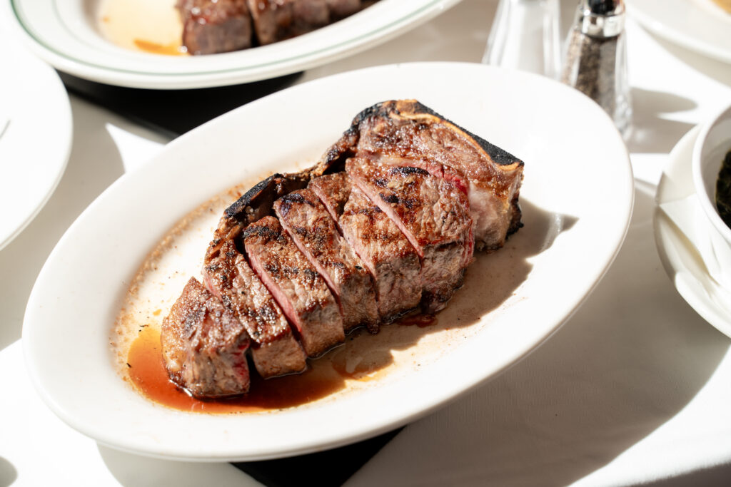 Dry-aged steaks at Wolfgang's Steakhouse 9th Anniversary Menu