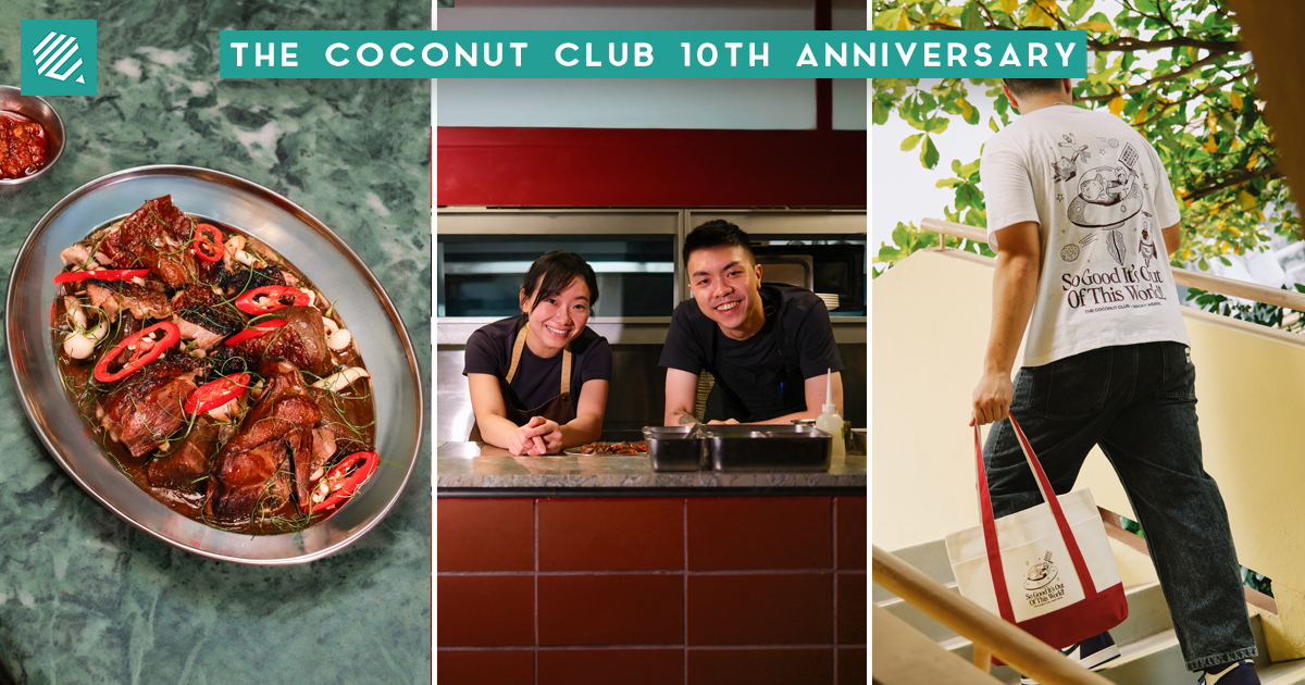 Braised Duck with Buah Keluak Curry and the Wacky Wears tote bag at The Coconut Club’s 10th anniversary