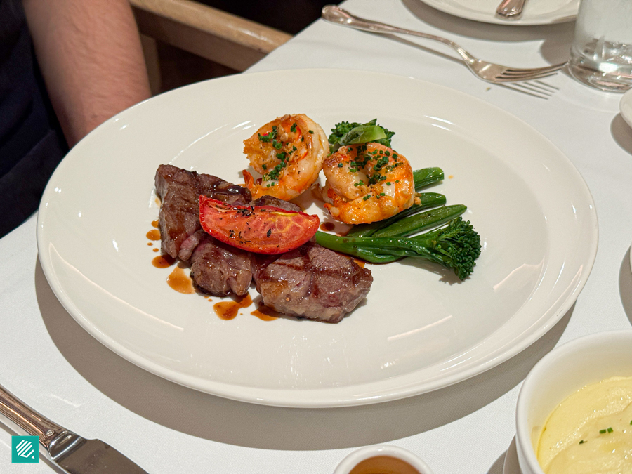 Gordon Grill Ohmi A5 Wagyu and Barramundi